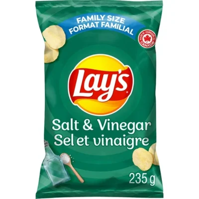 LAY'S Salt & Vinegar Flavoured Potato Chips