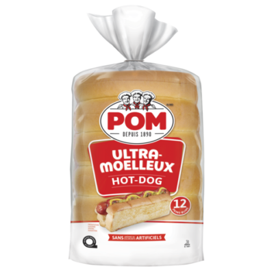 POM Ultra-Soft Hot Dog Buns