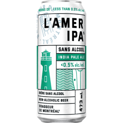 Brasseur de Montréal Non Alc IPA 473ml Can