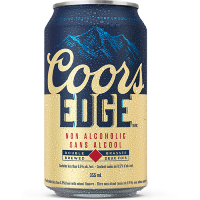 Coors Edge Non Alcoholic 355ml Can