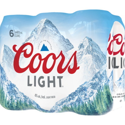 Coors Light 4x6 473ml Can