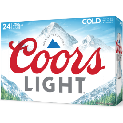 Coors Light 24x355ml Can