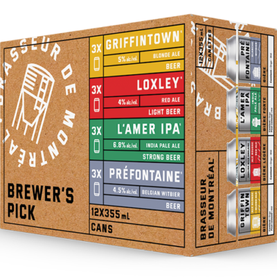 Brasseur de Montréal Brewer's Pick 12x355ml Can